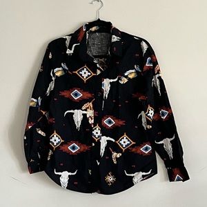 Women vintage western shirt